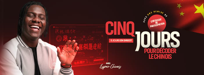 5 JOURS POUR DÉCODER LE CHINOIS