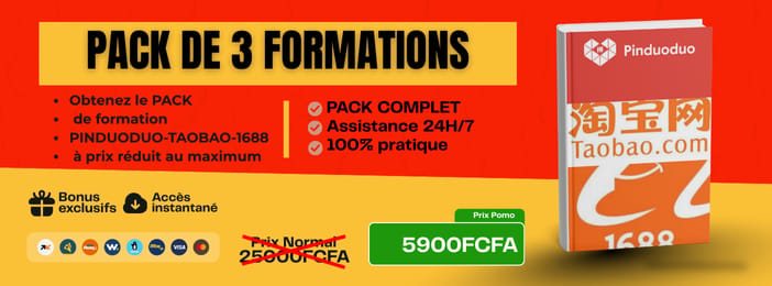 PACK DE FORMATION-PINDUODUO-1688-TAOBAO