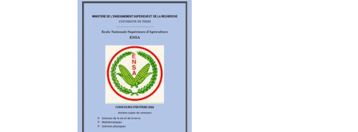ENSA : École Nationale Supérieure d’Agriculture