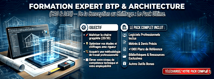 Formation BTP & Architecture (CAO & DAO) + Logiciels +...