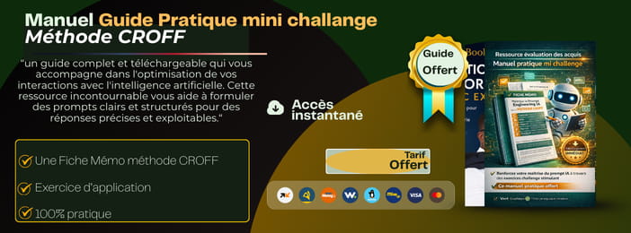 Mini Challenge IA — Maîtrise le Prompt Engineering en 5 jours avec la Méthode CROFF