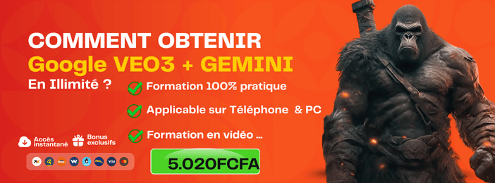 COMMENT OBTENIR GOOGLE VEO3 + GEMINI PRO EN ILLIMITÉ EN AFRIQUE ?