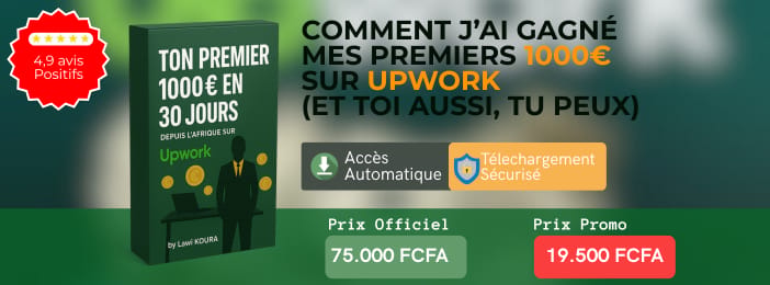 Ton Premier 1000€ en 30 jours depuis l’Afrique sur UPWORK