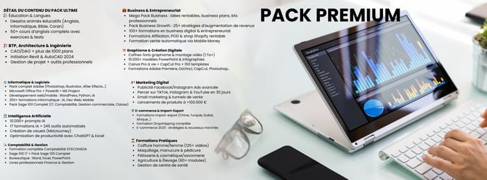 CATALOGUE ULTIME PREMIUM – 35+ MEGA PACKS & 400+ FORMATIONS EXCLUSIVES
