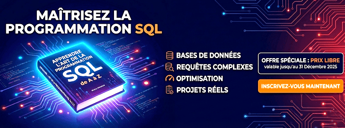 Apprenez SQL de A à Z - Cours vidéo Complet et Exercices