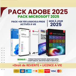 PACK ULTIME +100 LOGICIELS A VIE