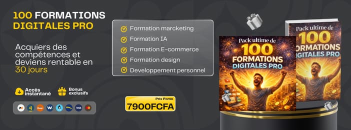 Pack 100 Formations Digitales PRO : La Méthode Rapide pour Devenir Rentable en 30 Jours