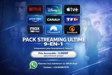 LE MONDE DU STREAMING DANS VOTRE POCHE !