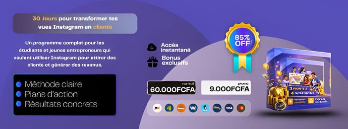 30 Jours pour transformer tes vues Instagram en clients (Formation complète)