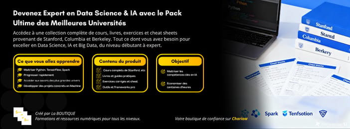 600 GB - Devenez Expert en Data Science & IA avec le Pack Ultime des Meilleures Universités