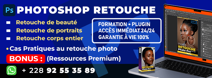 Pack Retouche Photo Pro : Masterclass en Retouche Beauté, Portraits, Corps entier et par Lots.