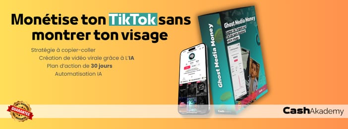 GHOST MEDIA MONEY™: La méthode pour gagner jusqu'à 1000 € / mois sur TikTok sans se montrer