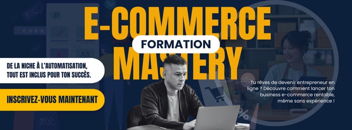 Cours de maîtrise du commerce électronique pour réussir rapidement vos ventes en ligne