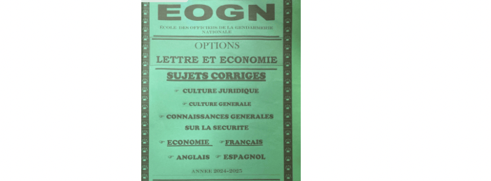 FASCICULE EOGN ( Gendarme)