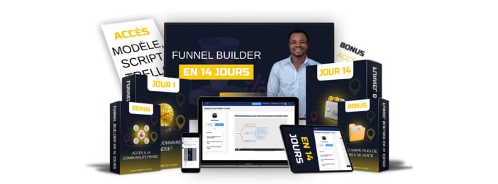 Funnel Builder en 14 Jours - Gagnez +500.000 FCFA/mois grâce au Funnel Building