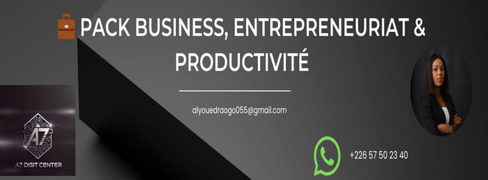 💼 PACK BUSINESS, ENTREPRENEURIAT & PRODUCTIVITÉ