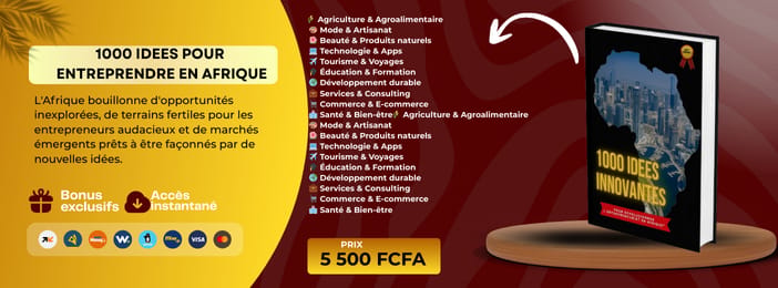 "1000 Idées Innovantes pour Révolutionner l'Entrepreneuriat en Afrique"