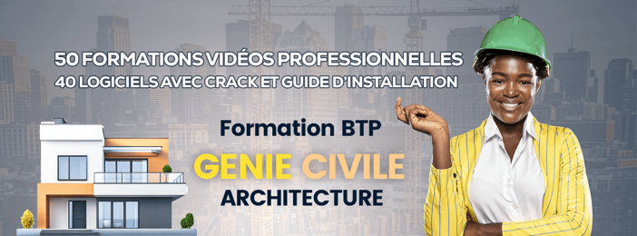 Pack complet de logiciels architecture et BTP même si vous êtes nul et Certification