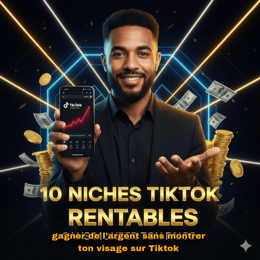 📘 10 Niches Puissantes pour Gagner de l’Argent sur TikTok Sans Montrer Son Visage