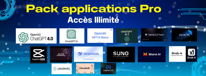 Pack applications Pro à prix cadeau