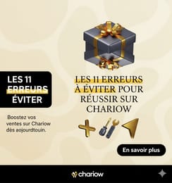 Erreur à éviter sur chariow
