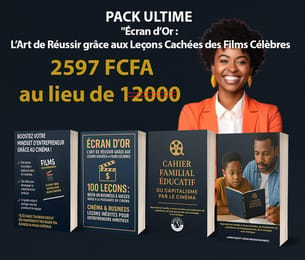 LE PACK QUI REMPLACE TES COURS D’ÉCOLE: Le Pack qui Fait du Cinéma ton Meilleur Mentor.