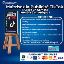Maîtrisez la Publicité TikTok & Créez un Compte Monétisé en Afrique !