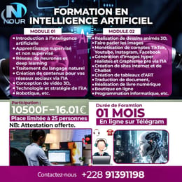 FORMATION EN INTELLIGENCE ARTIFICIELLE
