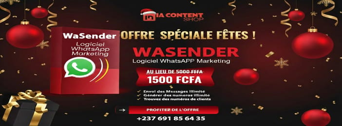 Prospectez 30 000 Clients/Mois Sur WhatsApp Pour 1500 FCFA  avez Wasender