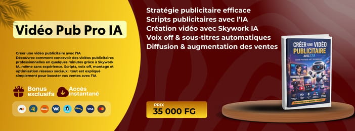 COMMENT CRÉER UNE VIDÉO PUBLICITAIRE AVEC L’IA
