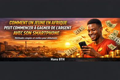 Ebook: comment un jeune en Afrique peut gagner de l’argent avec son smartphone