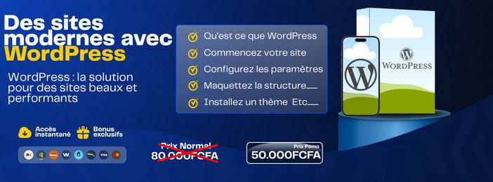 Realisez des Sites Modernes et Beaux grâce à WORDPRESS