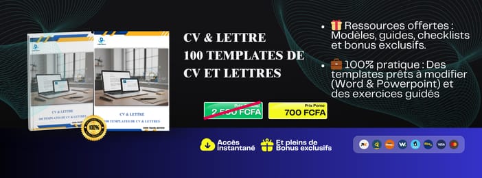 CV & LETTRE, 100 TEMPLATES DE CV ET LETTRES