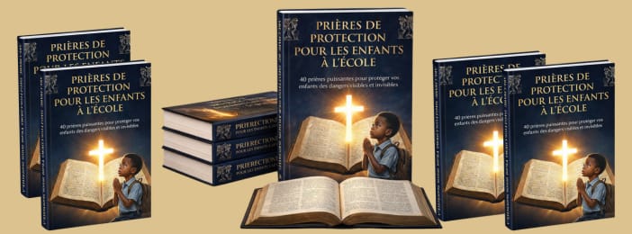 Prières de Protection pour les Enfants – 𝗚𝘂𝗶𝗱𝗲 𝟰𝟬 𝗣𝗥𝗜È𝗥𝗘𝗦 𝗣𝗨𝗜𝗦𝗦𝗔𝗡𝗧𝗘𝗦 pour l'école et la vie.