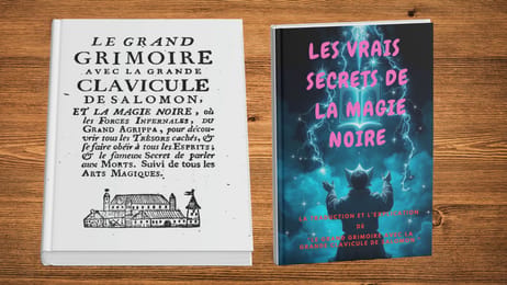 LE GRAND GRIMOIRE AVEC LA GRANDE CLAVICULE DE SALOMON ET LES VRAIS SECRETS DE LA MAGIE NOIRE