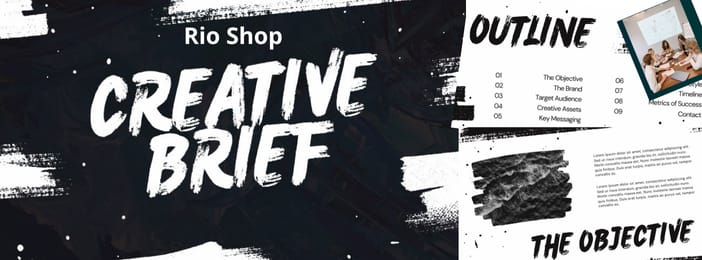 Template PowerPoint Creative Brief – 22 Slides Modernes et Dynamiques