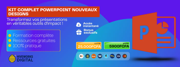 Kit complet modèles PowerPoint nouveaux designs