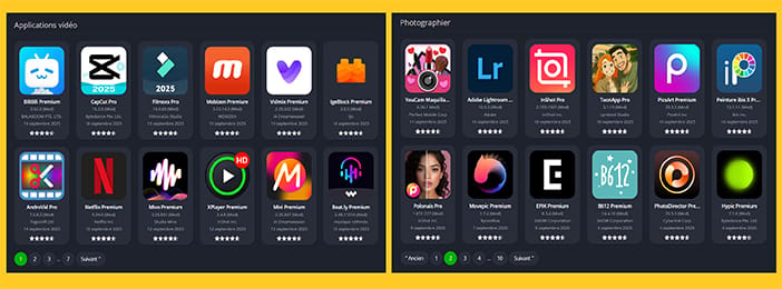 PACK DE 10000 APPLICATIONS PREMIUM ANDROID GRATUIT