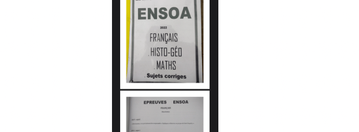 Fascicule ENSOA 2
