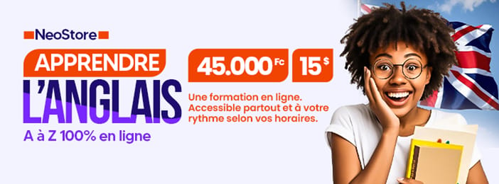 Apprendre l’anglais de A à Z 100% en ligne.