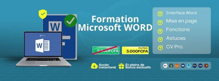 Maîtrisez Microsoft Word Rapidement avec Notre Formation Complète et Pratique