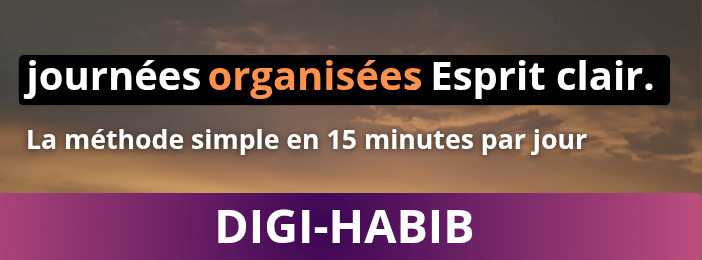 Organises tes journées en 15 MINUTES PAR JOUR