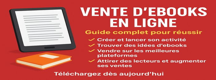 Vente d'ebook