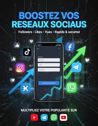 Boostage Réseaux Sociaux Premium, Tiktok, Facebook, Youtube, Instagram etc...