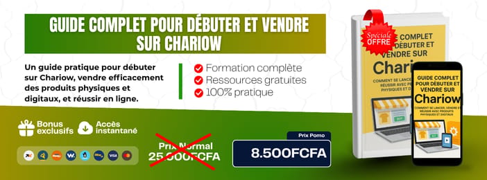 Guide complet pour débuter et vendre sur Chariow