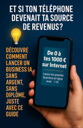 De 0 à 100$ moi grâce a l'IA