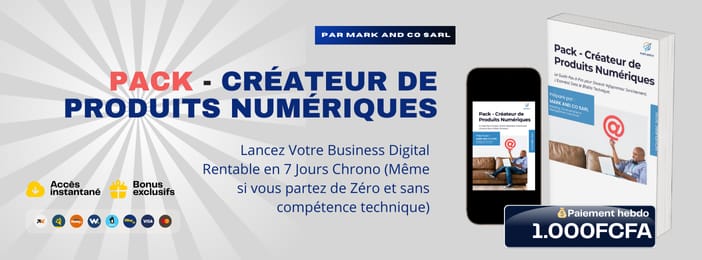 Pack - Créateur de Produits Numériques