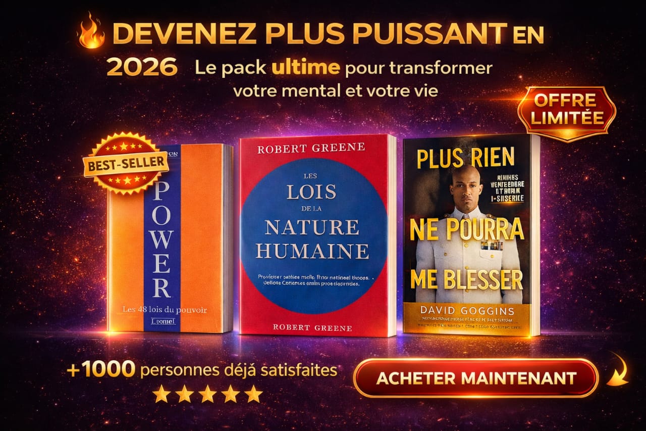 Pack de 3 livres à lire absolument une fois dans sa vie