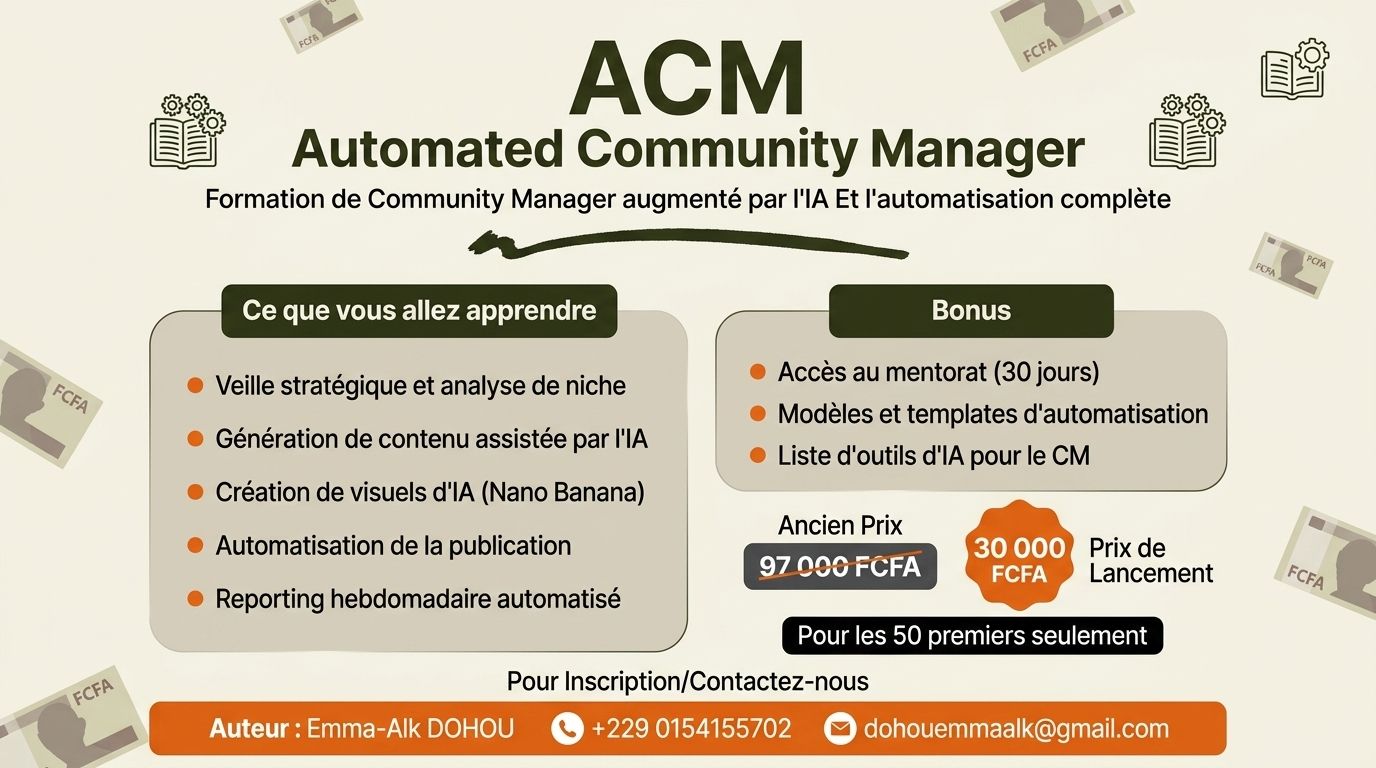 ACM — Le Système d'Automatisation du Community Manager Professionnel