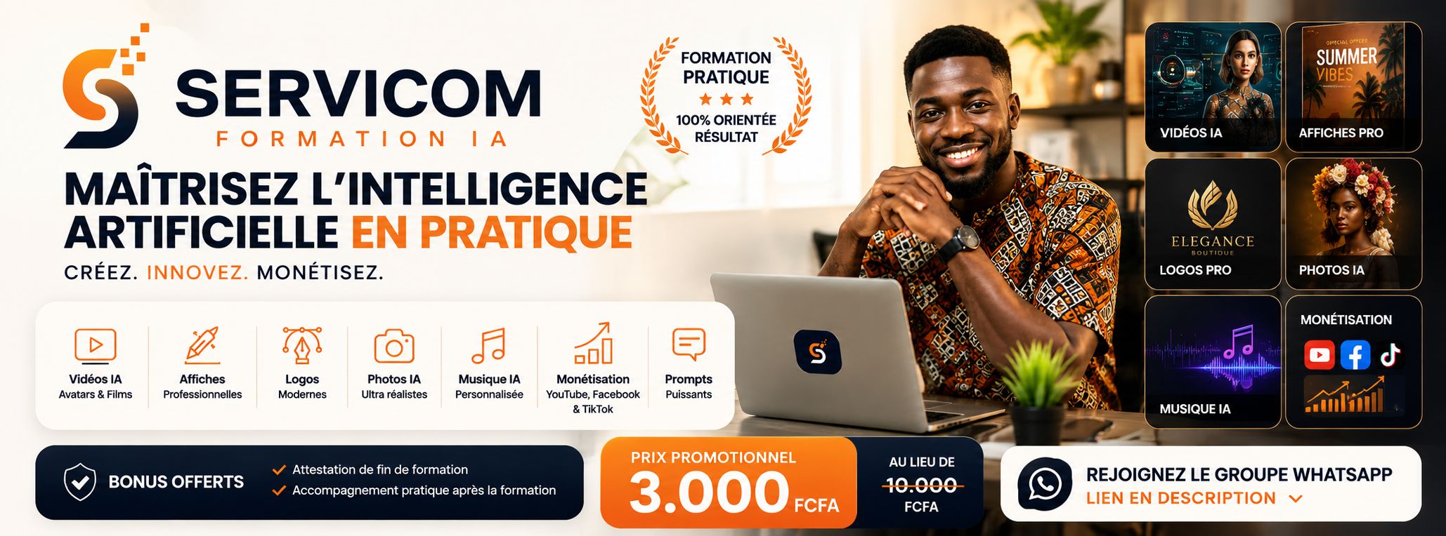 Formation en Intelligence Artificielle - Servicom IA